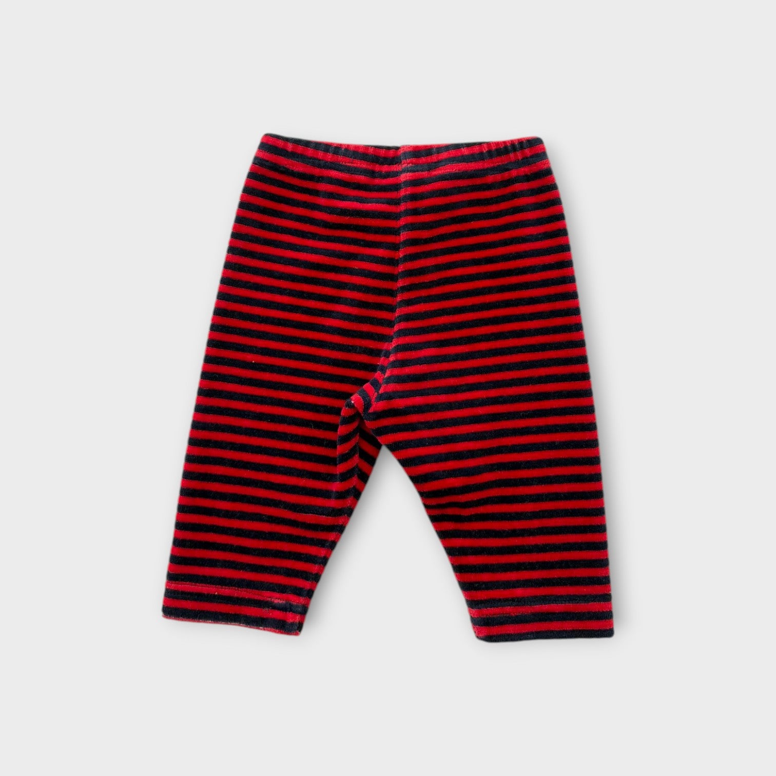 Vintage Baby B'Gosh Velour Stripe Leggings, Size 000