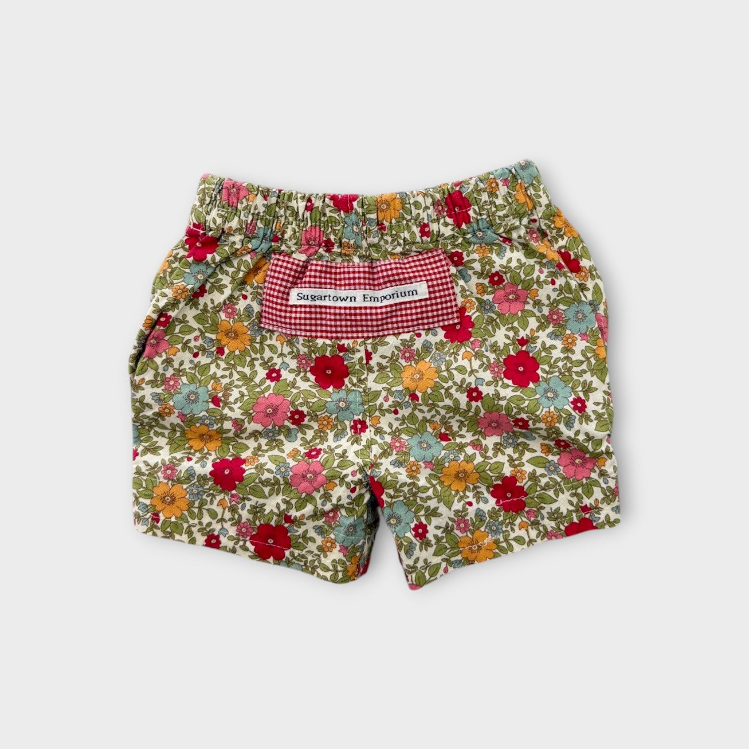 Handmade Floral Shorts, Size 000
