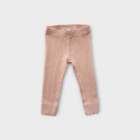 Jamie Kay Blush Ribbed Leggings, Size 000