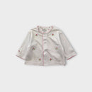 Rose Embroidered Cardigan, Size 0000