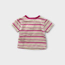 Retro Oshkosh Stripe Wrap Top, Size 000