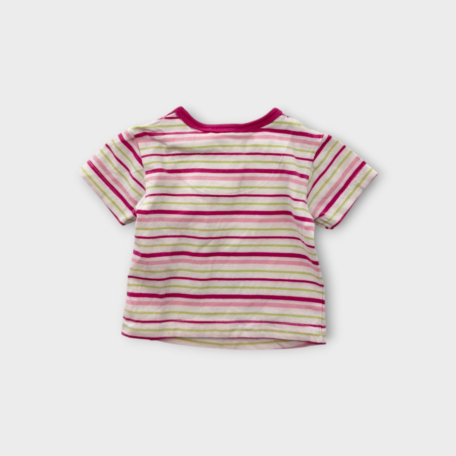 Retro Oshkosh Stripe Wrap Top, Size 000