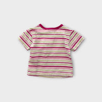 Retro Oshkosh Stripe Wrap Top, Size 000