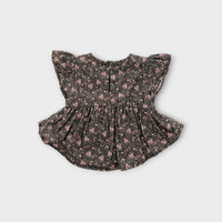 Jamie Kay Dark Floral Blouse, Size 000