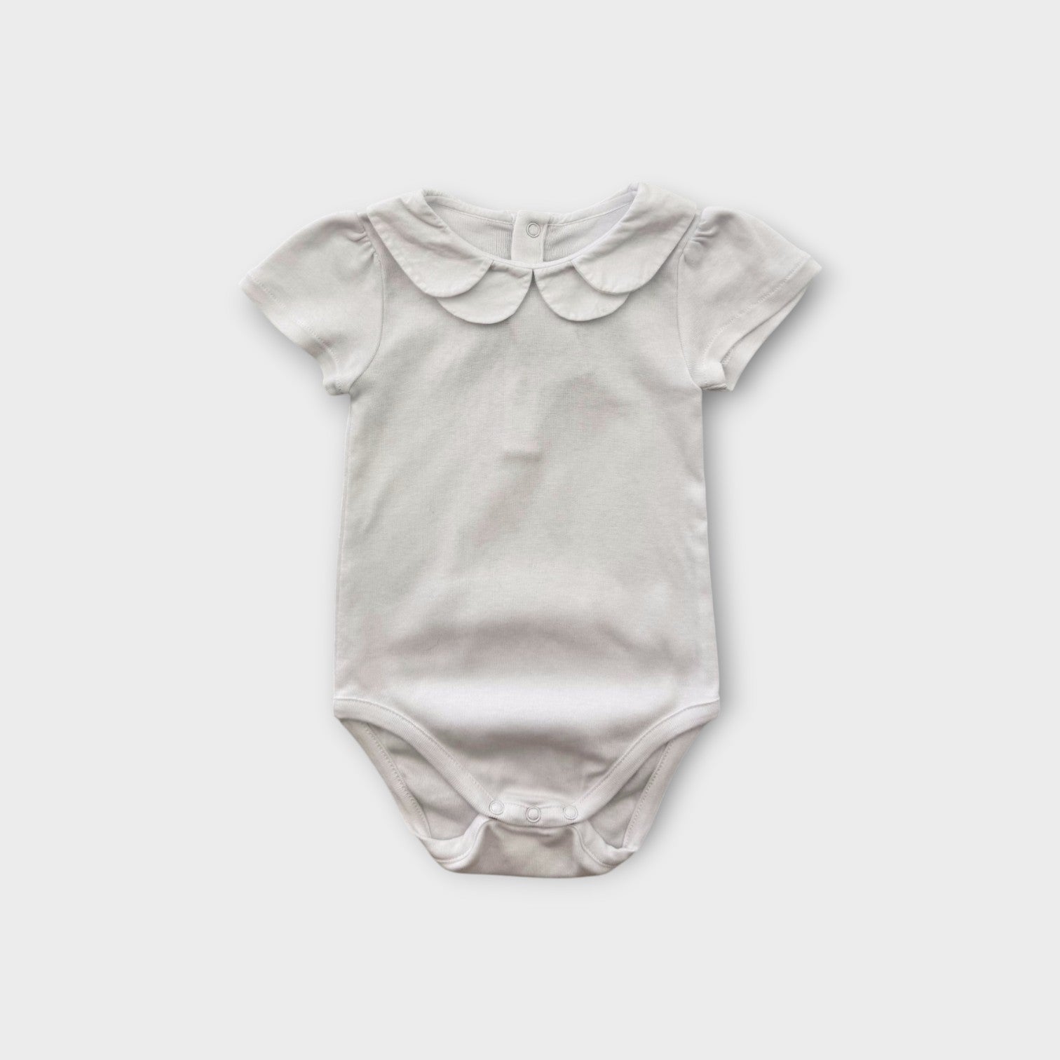 Jacadi Paris Petal Collar Bodysuit, Size 00