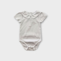 Jacadi Paris Petal Collar Bodysuit, Size 00