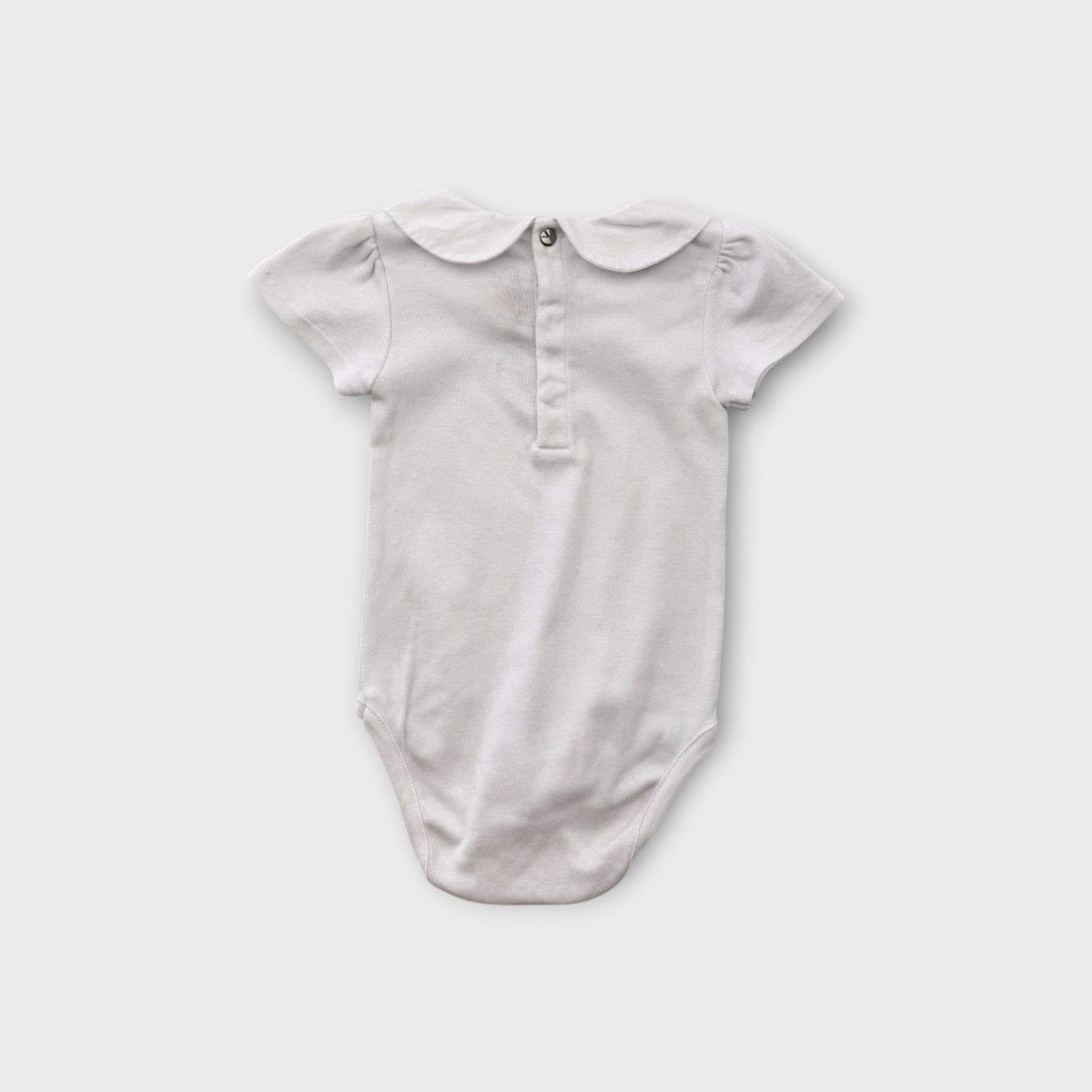 Jacadi Paris Petal Collar Bodysuit, Size 00
