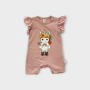 Hux Pink Roller Unicorn Onesie, Size 000