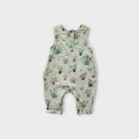Purebaby Garden Print Jumpsuit, Size 000