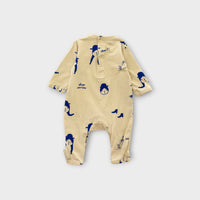Tiny Cottons Face Print Onesie, Size 000
