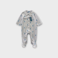 Jacadi Paris Velour Bunny Onesie, Size 000