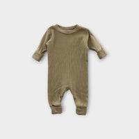 Summer & Storm Ribbed Onesie, Size 000