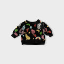 Phoenix and the Fox Animals Print Sweatsuit, Size 000