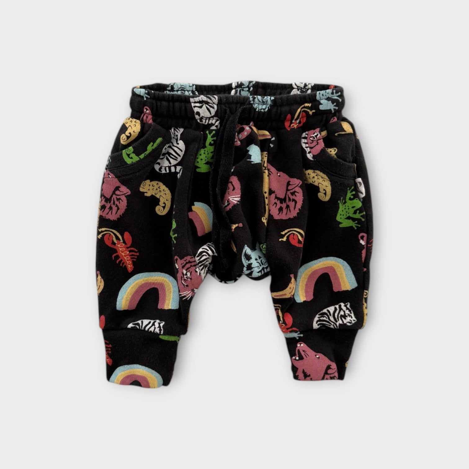 Phoenix and the Fox Animals Print Sweatsuit, Size 000