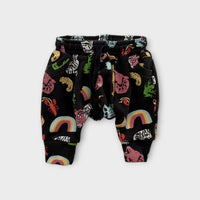 Phoenix and the Fox Animals Print Sweatsuit, Size 000