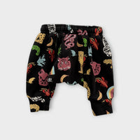 Phoenix and the Fox Animals Print Sweatsuit, Size 000