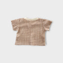 Mini Zali Grid Print Matching Set, Size 00