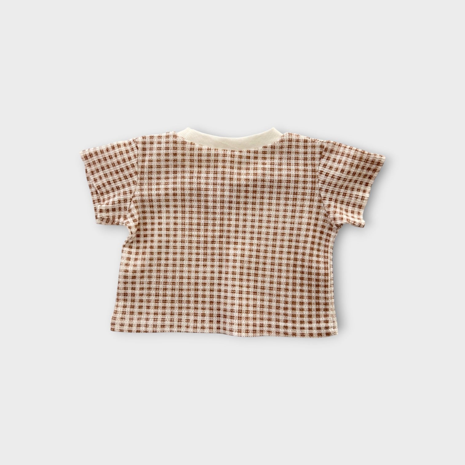 Mini Zali Grid Print Matching Set, Size 00