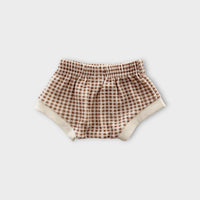 Mini Zali Grid Print Matching Set, Size 00
