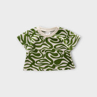 Mini Zali Green Wavy Set, Size 00