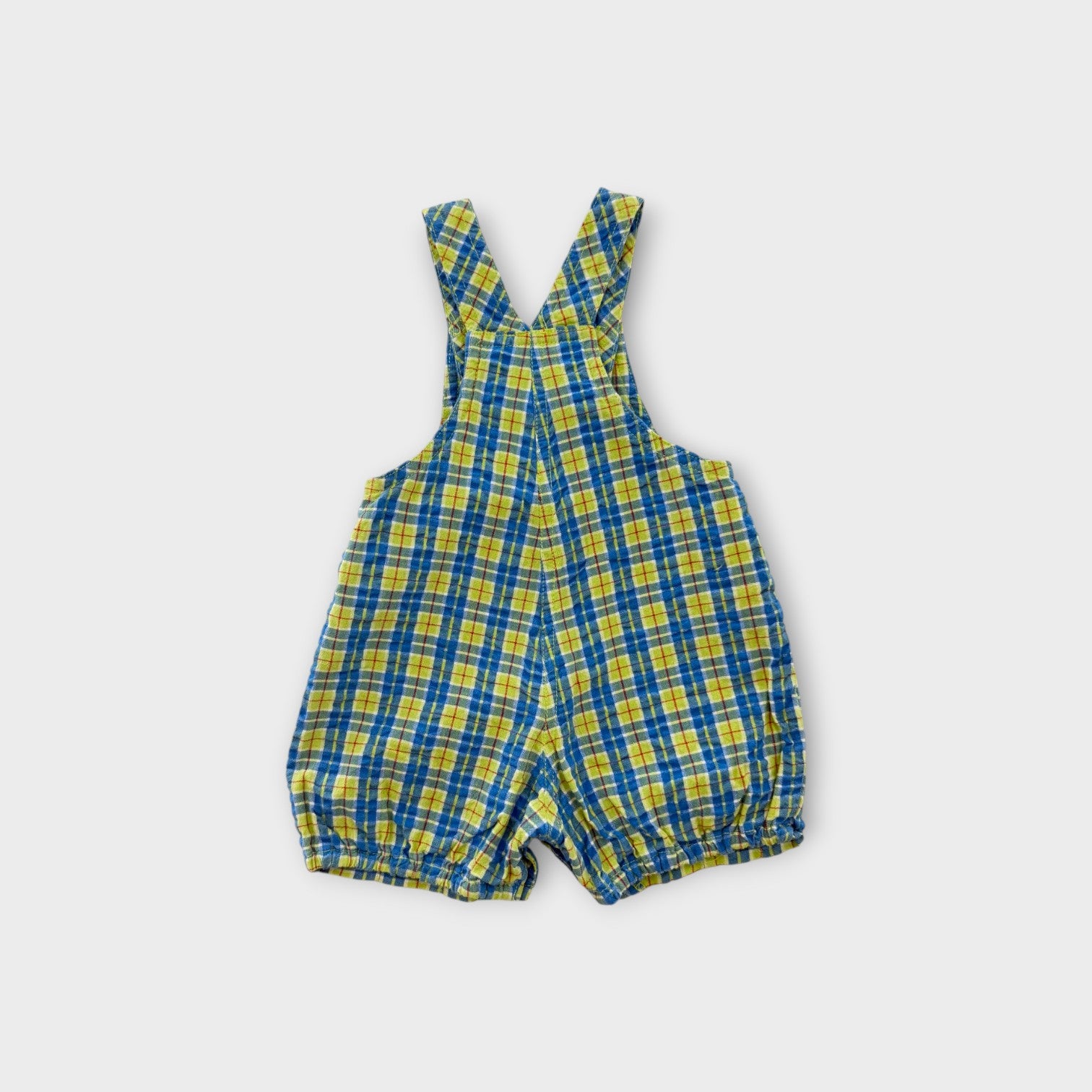 Vintage Target Plaid Shortalls, Size 0000
