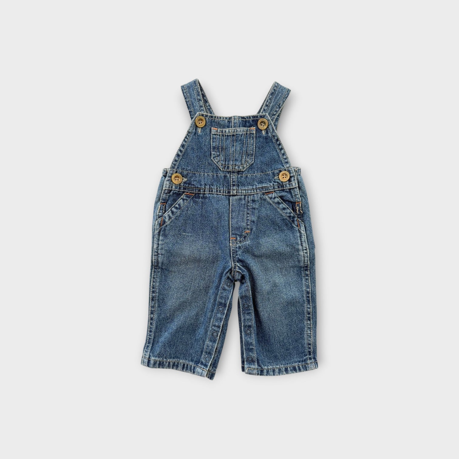 Denim Overalls, Size 0000