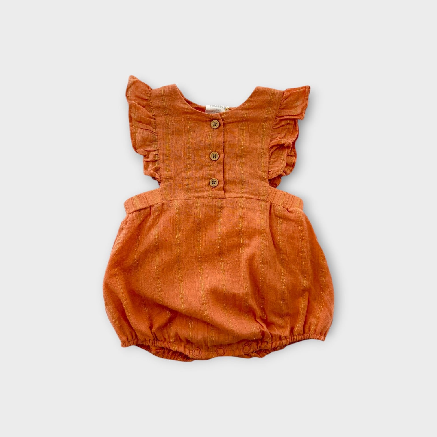 Milky Stripe Romper, Size 000