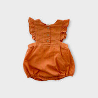 Milky Stripe Romper, Size 000