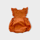 Milky Stripe Romper, Size 000