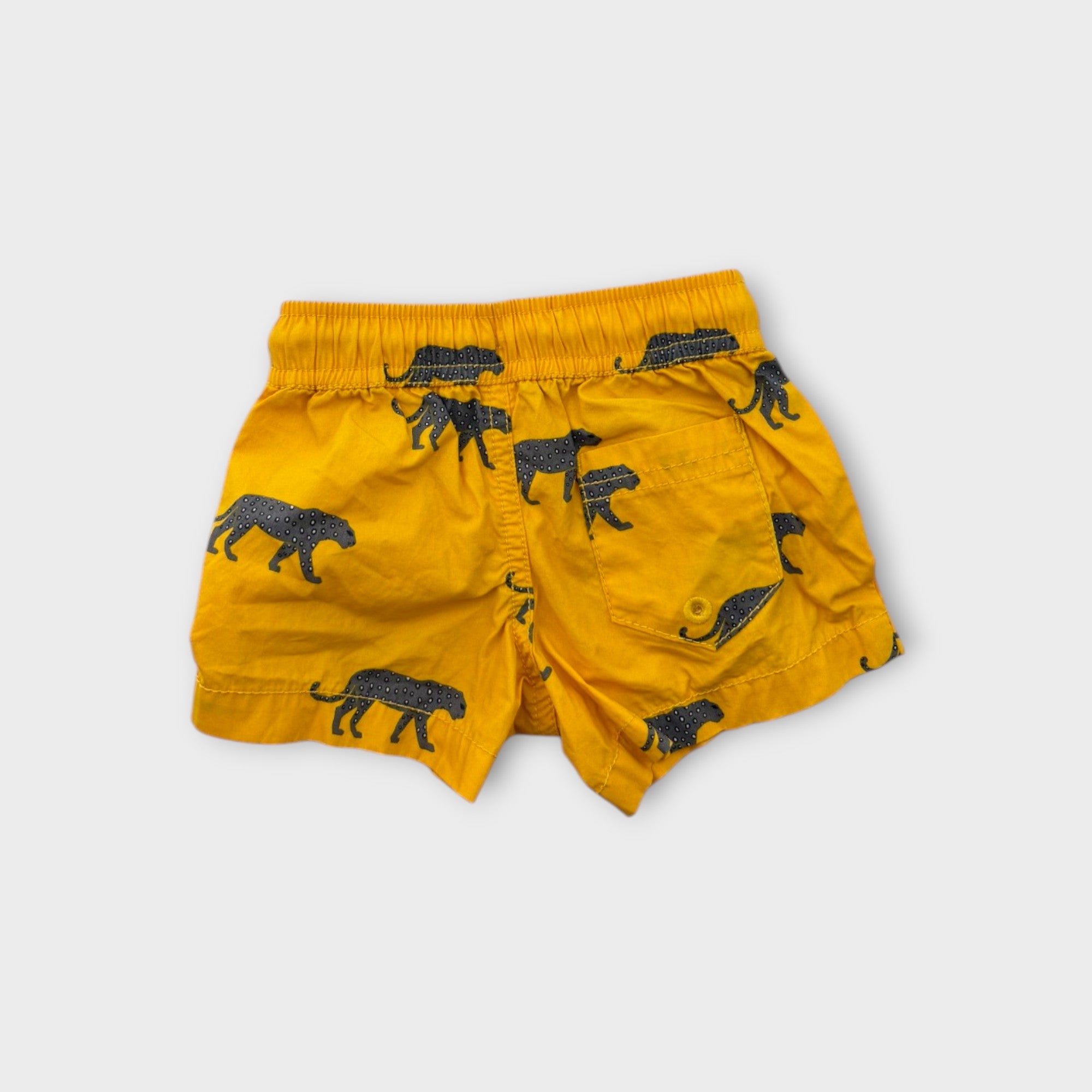 Country Road Leopard Swim Shorts, Size 000