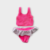 Lil Goldie Pink Smocked Swimsuit, Size 1