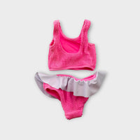 Lil Goldie Pink Smocked Swimsuit, Size 1