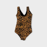 Mini Rodini Leopard Swimsuit, Size 5-7