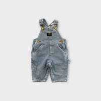 Vintage Oshkosh B'Gosh Carpenter Overalls, Size 00