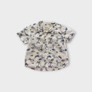 Jungle Palm Print Shirt, Size 00