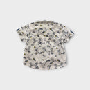 Jungle Palm Print Shirt, Size 00