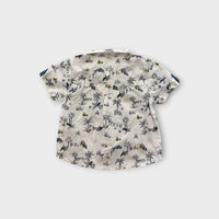 Jungle Palm Print Shirt, Size 00