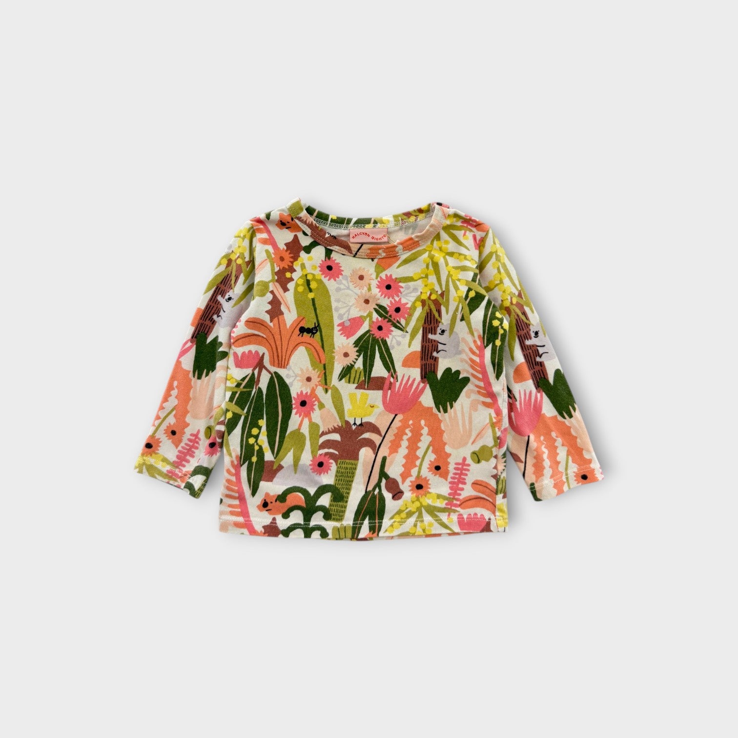 Halcyon Nights Australiana Long Sleeve Tee, Size 00