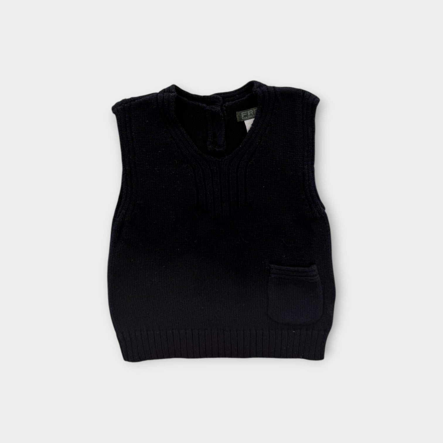 Vintage Fred Bare Knitted Vest, Size 00