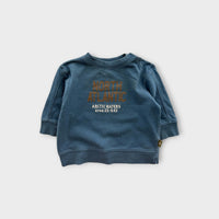 Retro Blue Pullover, Size 00