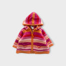Retro Pumpkin Patch Striped Cardigan, Size 000