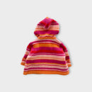 Retro Pumpkin Patch Striped Cardigan, Size 000