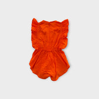 Coco & Ginger Embroidered Romper, Size 00