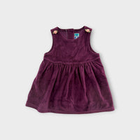 Vintage Velvet Rosette Dress, Size 00