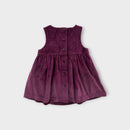 Vintage Velvet Rosette Dress, Size 00