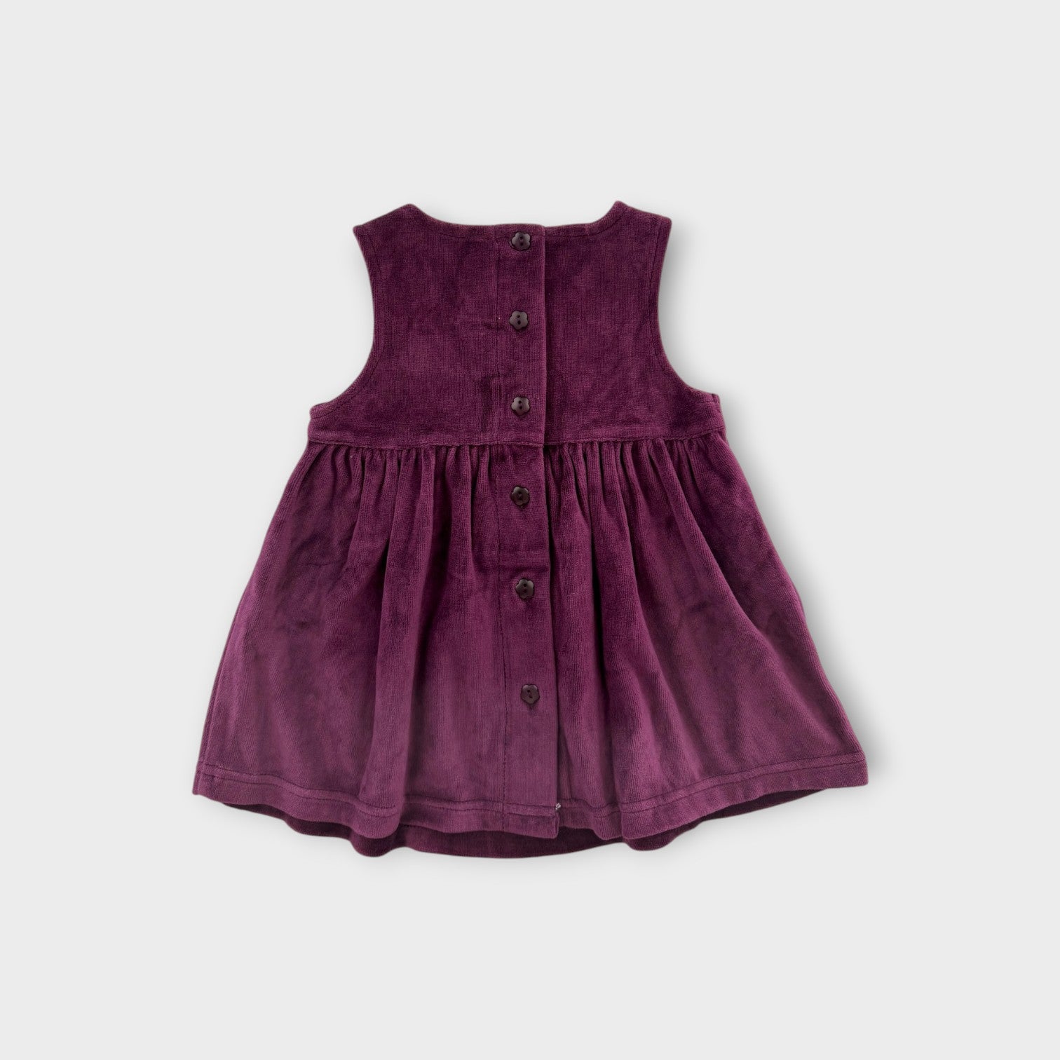 Vintage Velvet Rosette Dress, Size 00