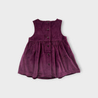 Vintage Velvet Rosette Dress, Size 00