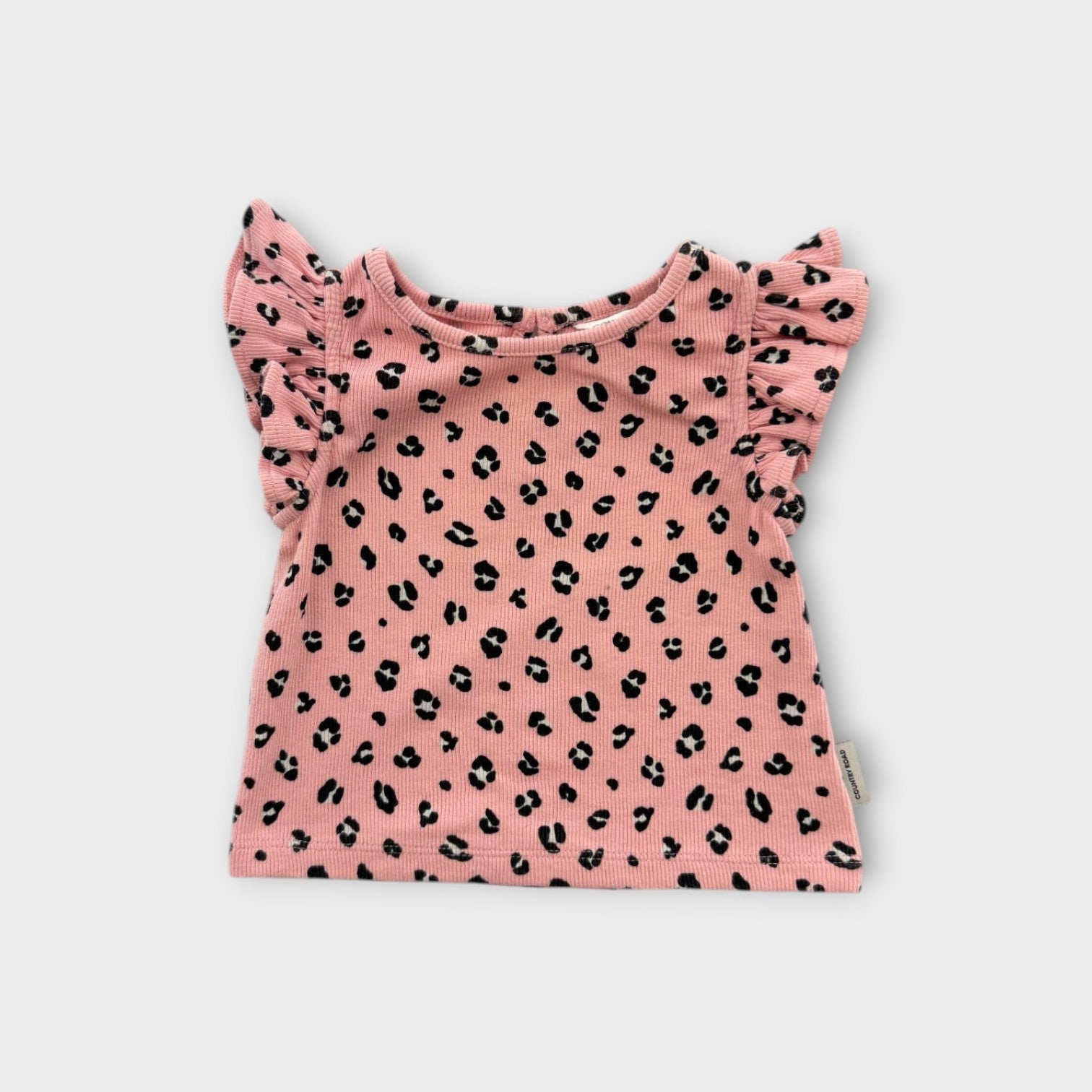 Country Road Animal Print Tee, Size 00