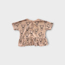 Hux Puppy Print Top, Size 00