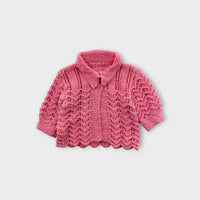 Handmade Knit Cardigan, Size 00